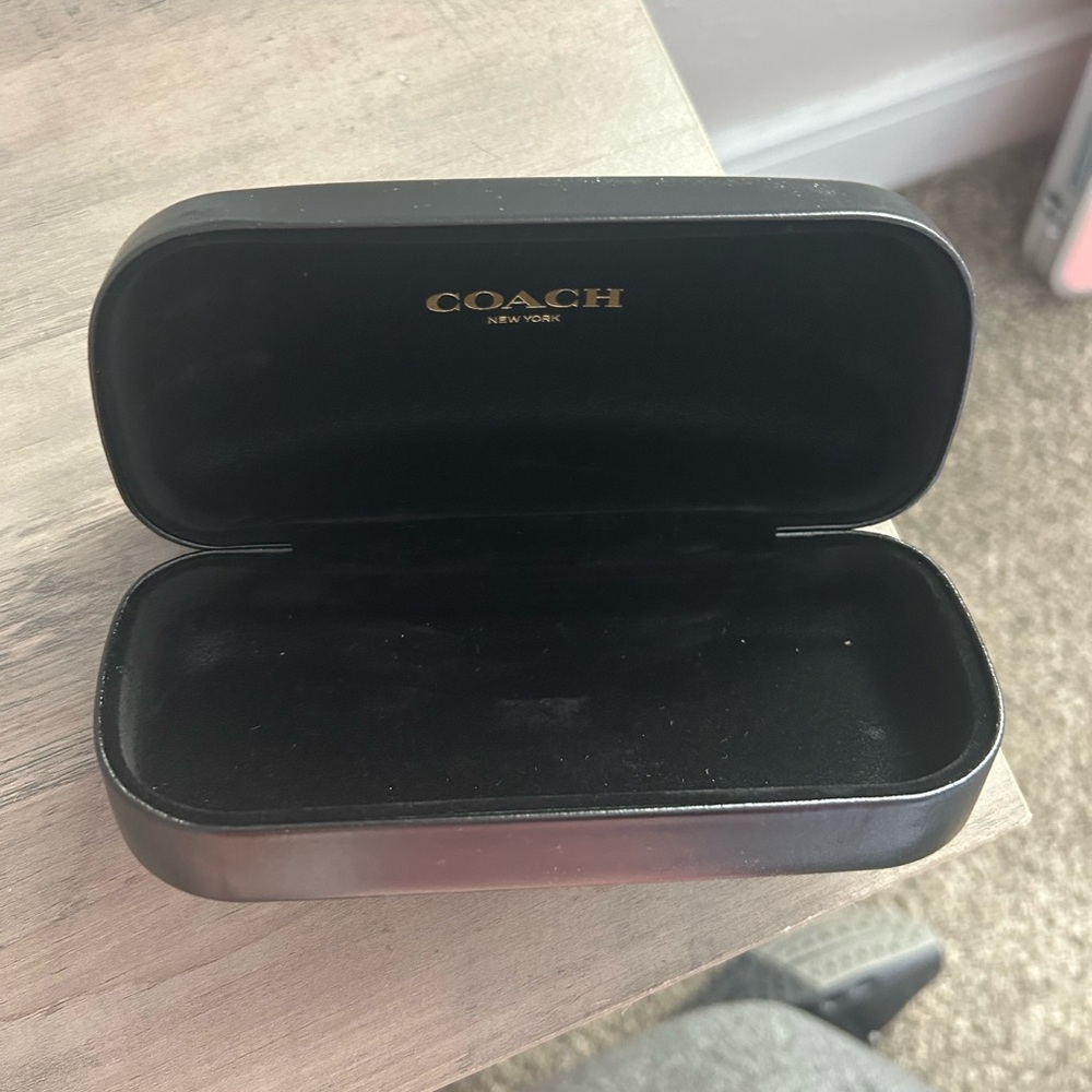 Coach Black Eyewear Case